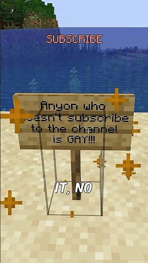 Minecraft’s BEST Sign Trick! (Stop Accidentally Editing Text) #minecraft