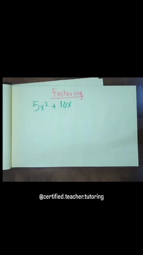 🔢✨ Factoring Binomials Made Simple! ✨🔢 Struggling with binomials like \\(5x^2 10x\\)? Let's break it down step-by-step and make factoring easy! 1️⃣ **Identify the Greatest Common Factor (GCF)**: Find the largest factor common to both terms. 2️⃣ **Factor out the GCF**: Rewrite the binomial as a product of the GCF and the remaining terms. #MathMagic #FactoringBinomials #MathTips #AlgebraHelp #StudySmart #MathIsFun #Education #LearningMadeEasy #StayCurious #OntarioTutors #OntarioOnlineTutors #Ont