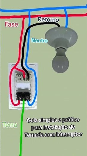 Aprenda a instalar TOMADA com INTERRUPTOR, jeito certo fácil, rápido #dicas #ganhardinheiro #reparos