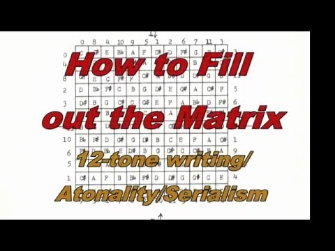 12-tone/serialism/atonality How to Fill out the Magic Square - -