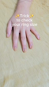 11K views · 86 reactions | How to check your ring size while at Home ✨️ #allaboutrings #howtocheckringsize #ringthing #accessories #dearmaiah #maijewelrycollections #highquality #nontarnishjewelry | Mai Jewelry Collections | Facebook