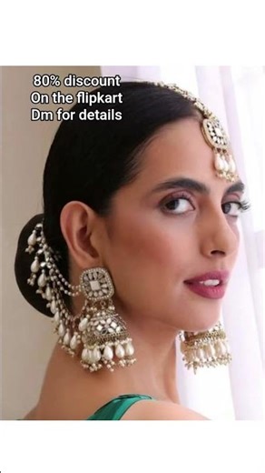 This jhumka design is trending everywhere Reference image used for style inspiration only