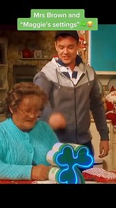 3.2K views · 121 reactions | “You have it on the posh setting” #mrsbrownsboys #mrsbrowncomedy | Mrs Brown’s Boys Fanpage | Facebook