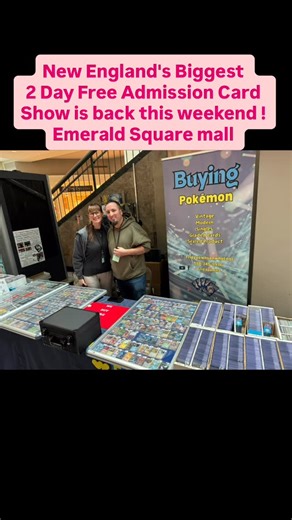 Cardboard Promotions Card Show on Instagram: "Over 175 vendor tables, #sportscards & memorabilia, #pokemon & TCG ! Opens at 10 each day. www.cardboardpromotions.com @emeraldsqmall"