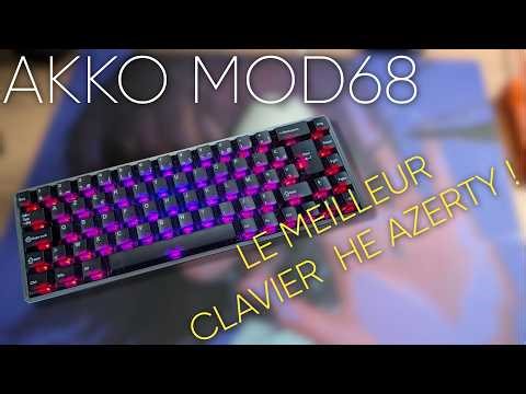 Le MEILLEUR Clavier a 120€ - Akko Mod 68