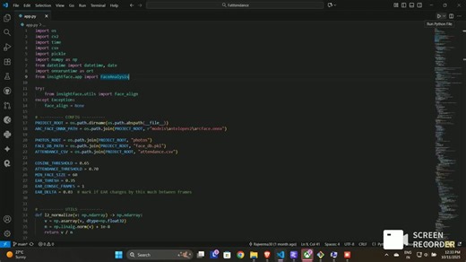 Built a Face Attendance System with Liveness Detection | Raj Verma posted on the topic | LinkedIn