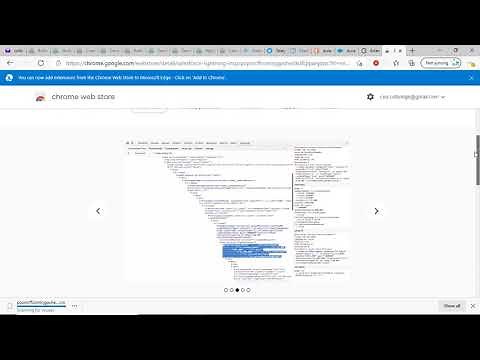 How to install extensions (Salesforce Lightning Inspector) from Chrome web store in Microsoft Edge