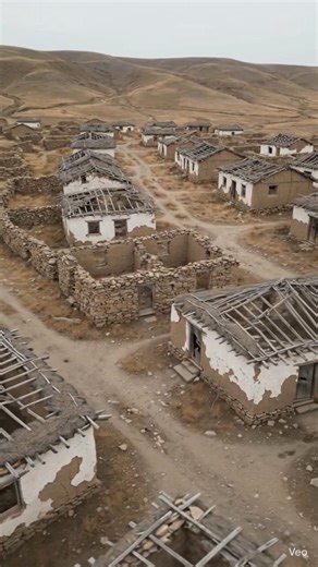 THE SILENCE! 😱 Exploring a Completely Abandoned Ghost Village (360° Drone View)