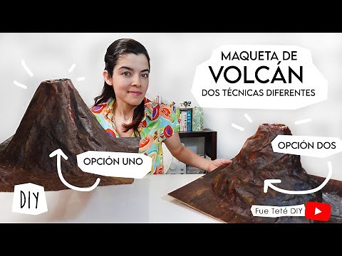 How to Make a Volcano - 2 Different Techniques / Science Fair Model (Homemade Experiments)
