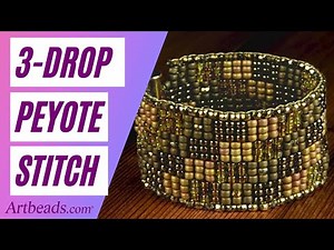 How to Do 3-Drop Peyote Stitch with Seed Beads