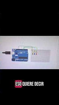 Circuito hecho en #arduino #TinKercad un semáforo. #diseñodigital #robotica #roboticaeducativa