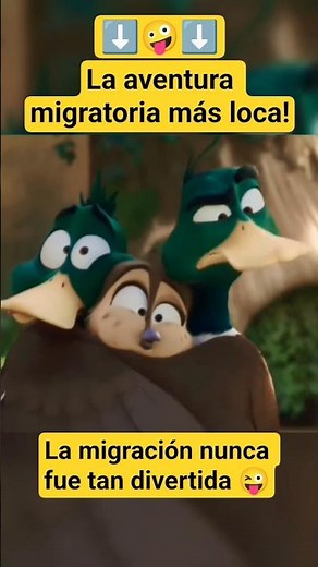 Así es la película infantil "Migración: Un Viaje Patas Arriba". #peliculas #cine #netflix