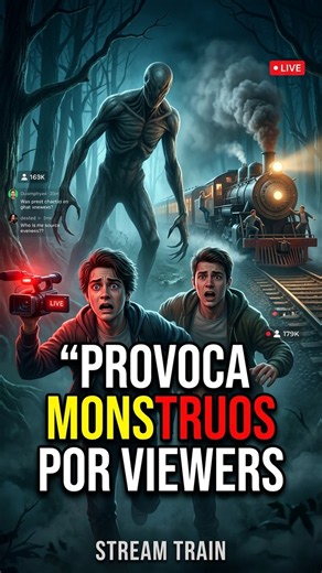 En este COOP tienes que hacer DIRECTOS mientras te persiguen MONSTRUOS 😭 | Stream Train