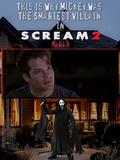 This clip from the movie Scream 2 shows the new Ghostface named Mickey using the killings as his twisted plan to blame movies involving the commentary on violence in media. Proving that Mickey was one of the smartest villains in the series. #movieclips #90s #90skids #90sthrowback #scream #ghostface #villian #sidneyprescott #horror #thriller #retro #commentary #smart #insane #politics #memes #moviescenes #timothyolyphant #nevcampbell #entertainment #wescraven #billyloomis #viral #foryoupage #fyp 