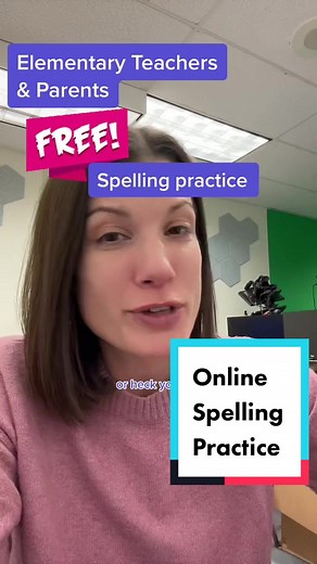 So easy to use & FREE! 🤩 #edutok #edutechtok #tiktokteacher #teacher #teachersoftiktok #teaching #techtips #teachertips #elementary #edu #elementaryschool #literacy #spelling