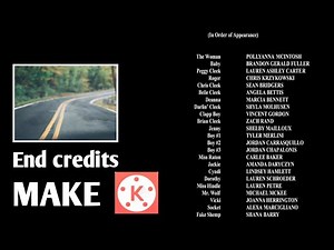 How to make end credits in Kinemaster!!🔥👍..