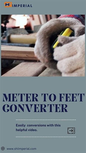 Meter to feet converter.