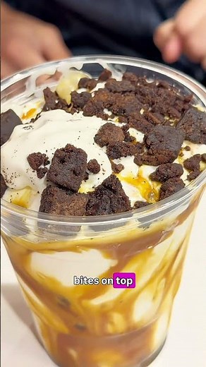 Let’s try the caramel brownie sundae at Costco! #costco