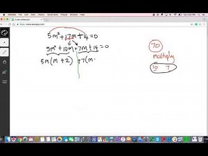 Factoring by Grouping - (The "Rainbow Method")