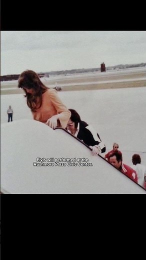 Elvis and Ginger Alden… last flight to Rapid City. June 21, 1977
