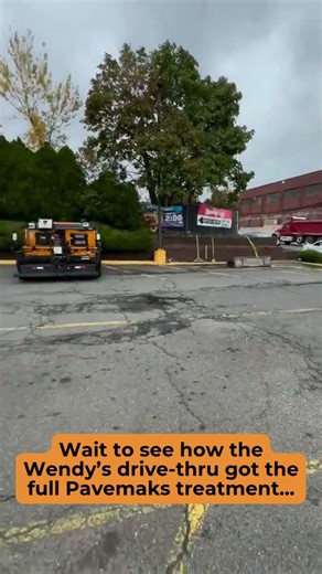 What was once a road full of potholes and cracked lines is now transformed!