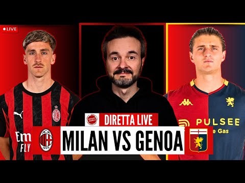 MILAN-GENOA LIVE 🔴 Segui la partita con Rinaldo Morelli!