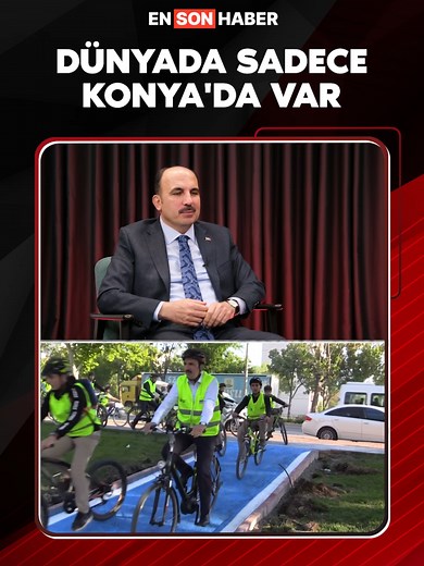 Konya'da Benzersiz Bisiklet Yolu Detayları