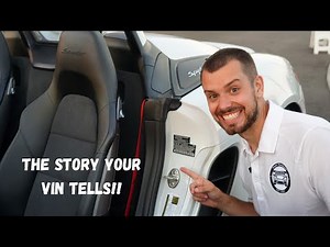 What Does Your VIN Tell You About Your Porsche?! Decipher your 17 Digit VIN from 1981 to 2020!!