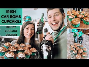How to make Irish Car Bomb Cupcakes--BOOZY DESSERT--ST. PATRICK'S DAY DESSERT