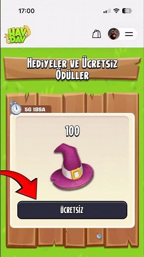 Ücretsiz 100 Tane Şapka | Hay Day