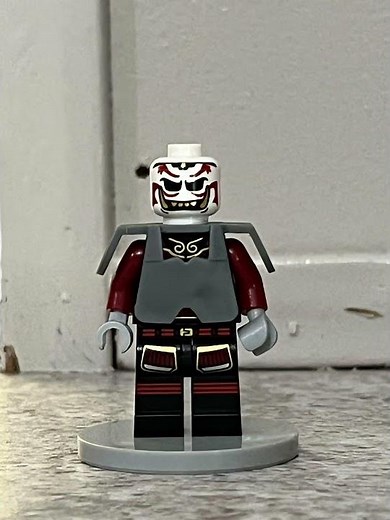 how to make a lego samurai
