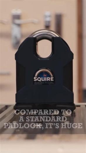 Squire Behemoth Padlock and Chain. The Worlds Strongest Padlock plus a 1.5m hardened alloy chain. The ultimate in high security available from Fixings Warehouse, only £299.50 VAT save over £300. See you soon. | Fixings Warehouse