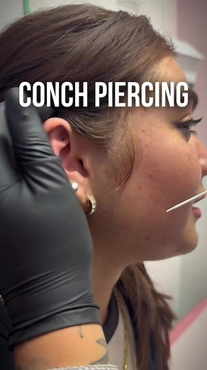 Conch piercing #conch #conchpiercing #piercing #earpiercing #piercingideas #piercingaddict #piercinginspiration #watford #fyp #vira