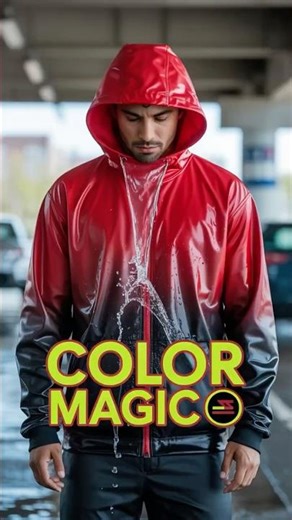 Magic Color Changing Jacket 😱| Thermochromic Clothing Experiment | Hot Water Reveal #professorofwhy