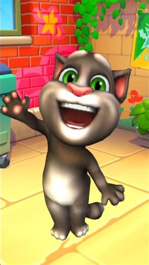 Old Talking Tom Cat Say Hi 👀🤯 My Talking Tom #shorts #tom #cartoon #cute #mytalkingtom2 #viral