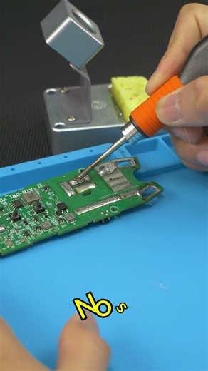 Can a Wireless Soldering Iron Melt THIS? 🔥 TB1 Large Joint Test #alientek #tb1 #shorts