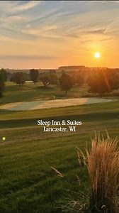 Stay with us to experience the rolling hills of Southwestern WI for yourself! #BookYourStay #travelwi #sunset #PeacefulLiving | Sleep Inn & Suites - Lancaster, WI