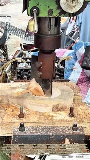 Carving Spoons: Drill Press Hollowes Out Solid Timber For Wooden Spoon Blanks