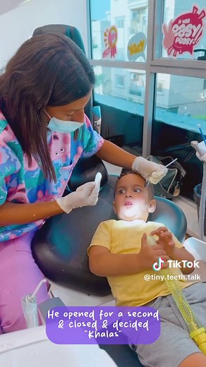 I have the easiest job ever🤪 #dentist #kidsdentist #dentistaentiktok #kidsoftiktok #fyppppppppppppppppppppppp