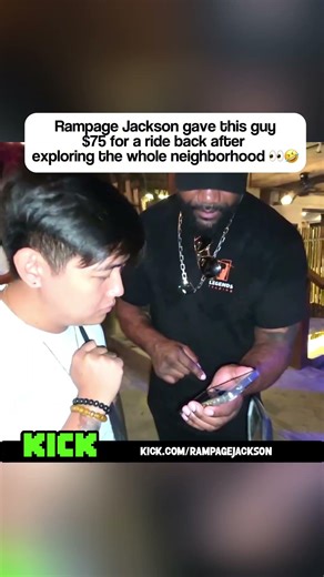 Rampage Jackson BLESSES a local driver with a $75 TIP 🇵🇭❤️ #rampagejackson