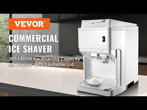 VEVOR Ice Shaver Machine Electric, perfect for restaurants, bars, cafes, dessert & drink shops!