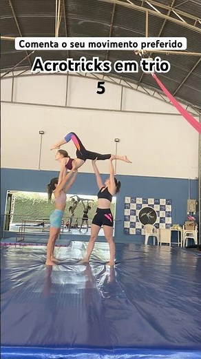 ACROTRICKS EM TRIO - exercícios criativos, com pirâmides e colaborações na ginástica acrobática