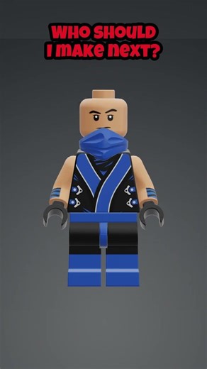 Making A CUSTOM LEGO Subzero - Mortal Kombat #lego #mortalkombat #subzero #ninja #arcade