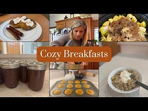 4 Cozy Fall Breakfast Ideas | Canning Apple Butter | Pumpkin Pumpkin Pancakes & Sweet Potato Hash