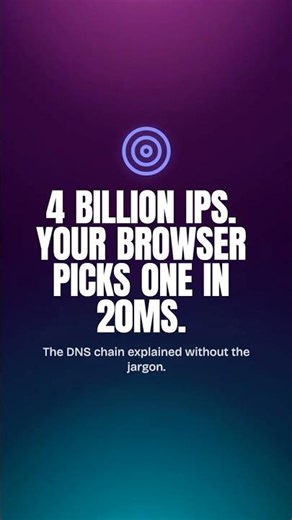 How Browsers Find The Correct IP Address #shorts #dns