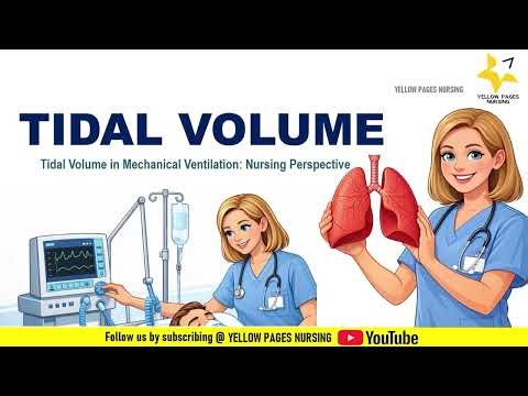 TIDAL VOLUME | TIDAL VOLUME in Mechanical Ventilation | Calculation | Nursing Considerations