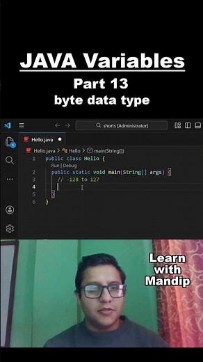 Part 13: Byte Data Type in Java! 📦