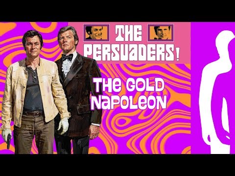 THE PERSUADERS! Roger Moore Tony Curtis THE GOLD NAPOLEON