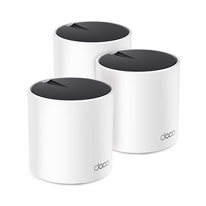 TP-Link Deco X25 AX1800 Wi-Fi 6 Dual Band 3 Pack System - Replaces Individual Routers and Extenders, Connects over 150 devices, Indoor coverage up to 5,800 sq. ft.