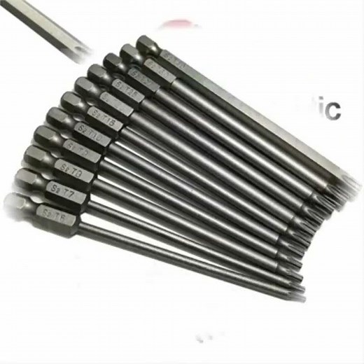 11 PCS Torx Security Bit Set S2 Steel Magnetic Security Screwdriver Set